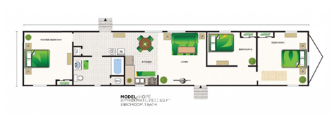 the floor plan of the residence